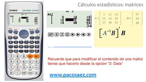 calculadora de matrices - llave de cruz